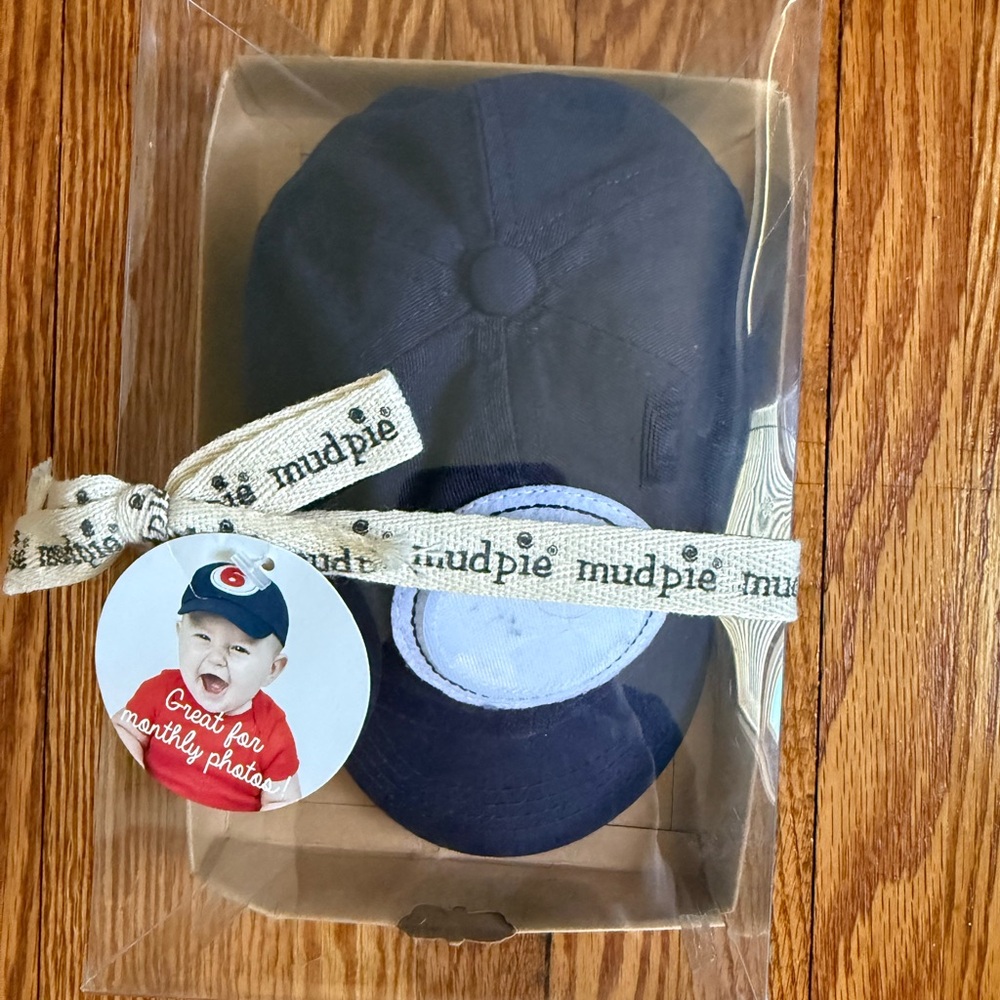 Mud Pie Navy Blue Baby Months Baseball Hat